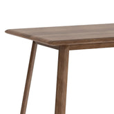 Asiago Solid Smoked Oak 2m Dining Table - Pendle Village Furniture